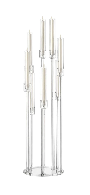 Bougeoir avec bougie LED